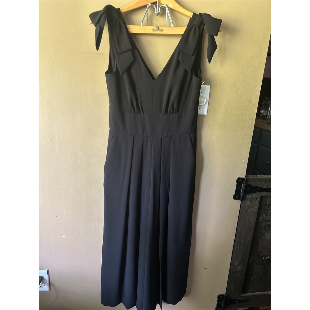 J. Crew Jumpsuit Black Wide Leg Size 2 New With Tags, trendy, comfy